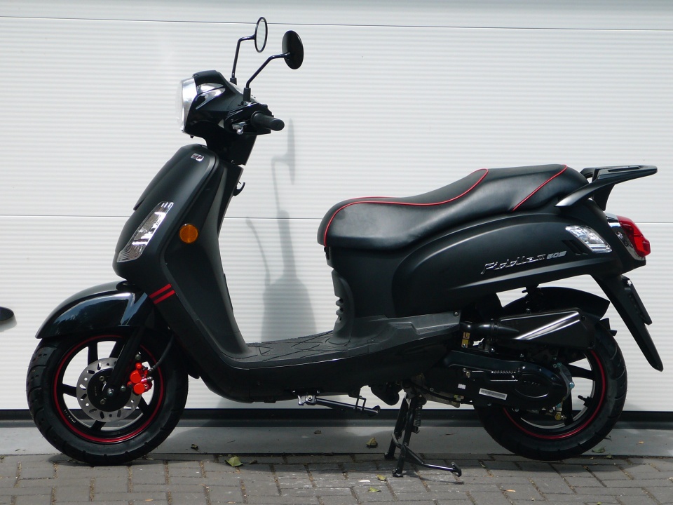 Sym Fiddle 2 sport mat zwart euro 4 AANBIEDING !! - Metselaar scooters