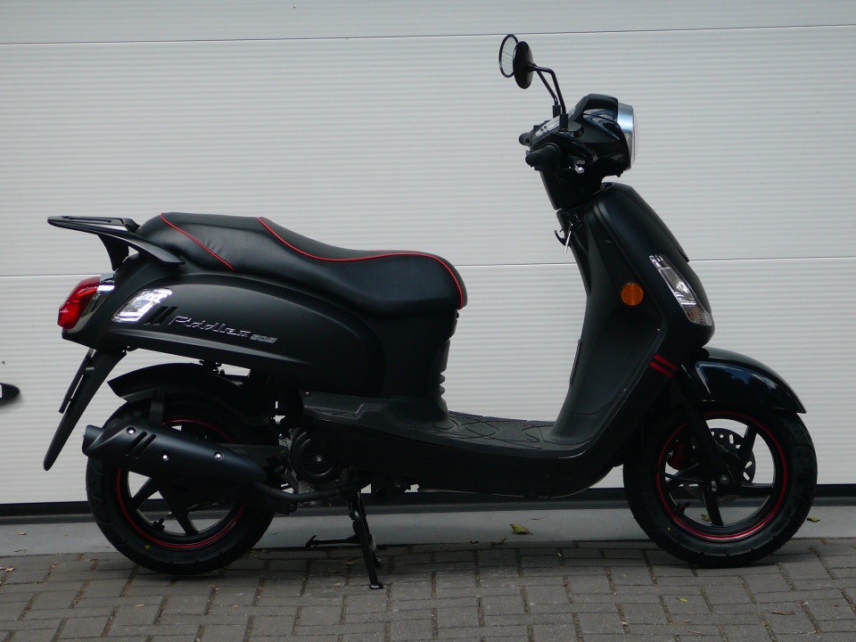 Sym Fiddle 2 sport mat zwart euro 4 AANBIEDING !! - Metselaar scooters